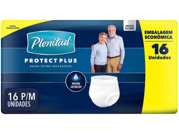 Roupa Íntima Descartável Plenitud - Protect Plus P/M C/16 é boa?