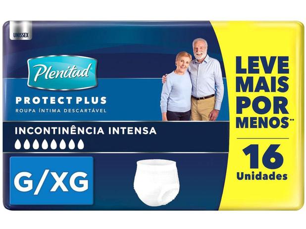Roupa Íntima Descartável Tam. G/XG Plenitud - Protect Plus 16 Unidades é boa?