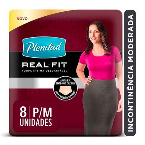 Roupa Íntima Feminina Plenitud Active P/M Com 8 Unidades - Plenitude é boa?
