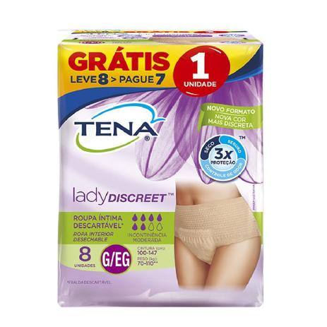 Roupa intima tena lady discreet gxg lev 8 pague 7 é ruim? Roupa intima tena lady discreet gxg lev 8 pague 7 é boa?
