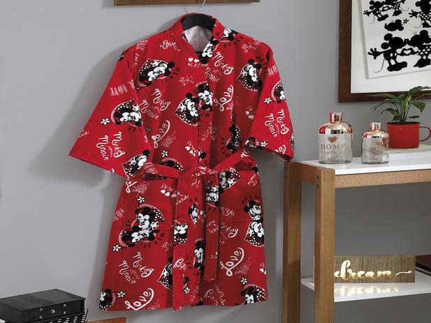 Roupão adulto M Velour Minnie com manga Dohler Menor preço em Roupão adulto M Velour Minnie com manga Dohler