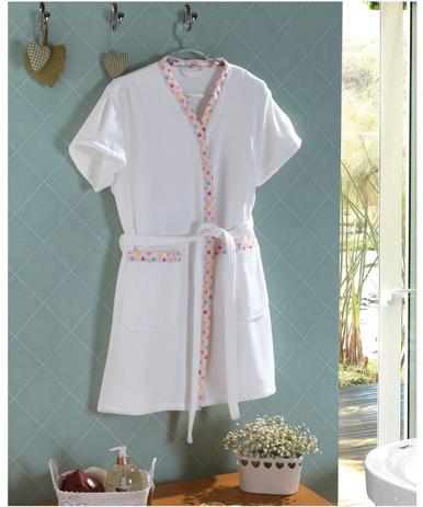Roupão de Banho Feminino Adulto Aveludado Liberty P Branco 5485 Dohler Menor preço em Roupão de Banho Feminino Adulto Aveludado Liberty P Branco 5485 Dohler