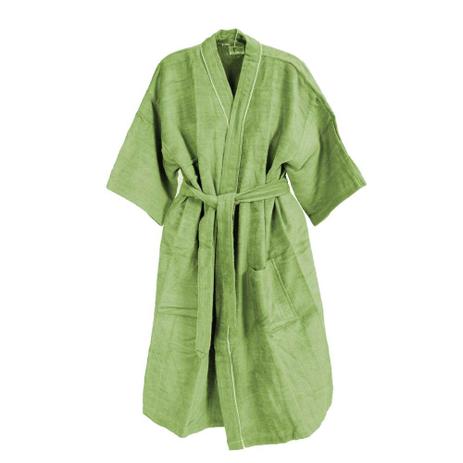 ROUPÃO DE BANHO VELUDO ADULTO 100 ALGODAO C/ FITA PISTACHE Tam. ÚNICO - Allstate é boa?