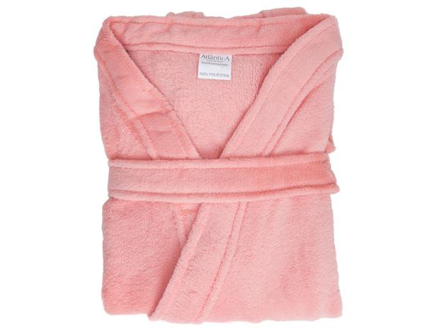 Roupão de Inverno Atlântica Kimono de Microfibra Coral é boa?