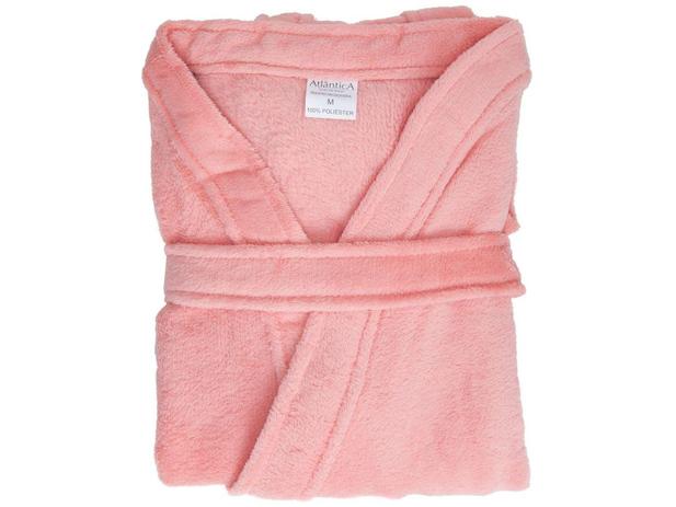 Roupão de Inverno Atlântica Kimono de Microfibra Coral Menor preço em Roupão de Inverno Atlântica Kimono de Microfibra Coral