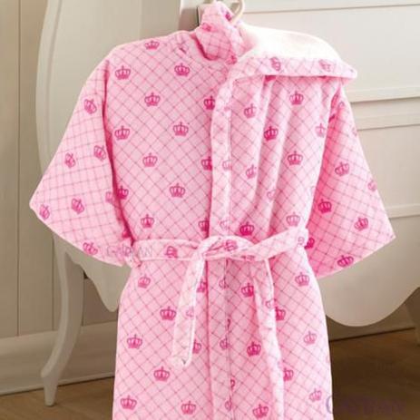 Roupão Infantil Baby com Capuz Velour Ju Princes - Dohler Menor preço em Roupão Infantil Baby com Capuz Velour Ju Princes - Dohler