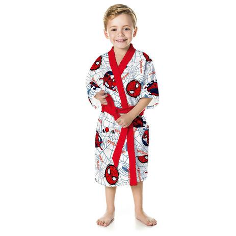 Roupão infantil felpudo - Marvel Homem Aranha - Lepper Menor preço em Roupão infantil felpudo - Marvel Homem Aranha - Lepper
