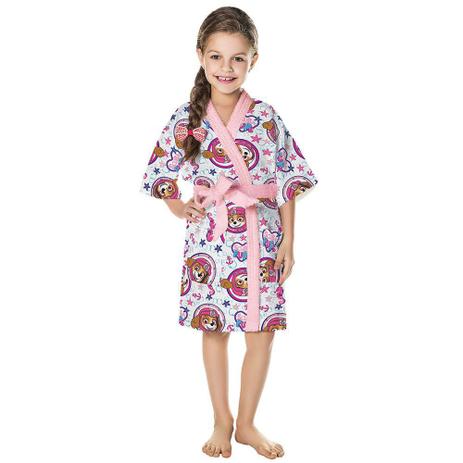 Roupão Infantil Felpudo Patrulha Canina Menina Tam P (4 a 6 Anos) Lepper Menor preço em Roupão Infantil Felpudo Patrulha Canina Menina Tam P (4 a 6 Anos) Lepper
