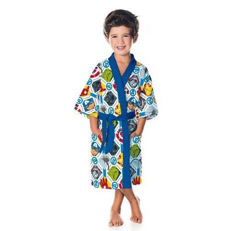 Roupão Infantil Felpudo Vingadores Tam P 4 A 6 Anos Lepper Menor preço em Roupão Infantil Felpudo Vingadores Tam P 4 A 6 Anos Lepper