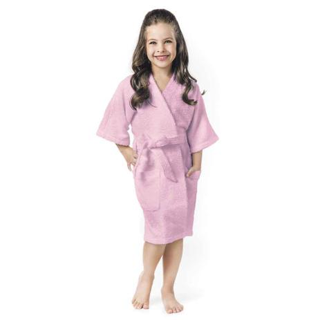 Roupão Infantil G Confetti Felpudo Rosa-claro - Lepper Menor preço em Roupão Infantil G Confetti Felpudo Rosa-claro - Lepper