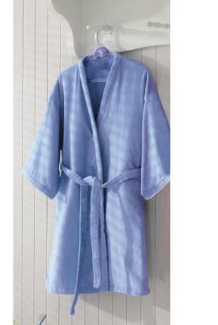 Roupão Infantil Liso Velour Azul Tamanho M Dohler Menor preço em Roupão Infantil Liso Velour Azul Tamanho M Dohler