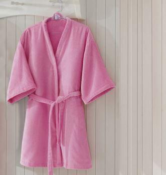Roupão Infantil Liso Velour Rosa Tamanho P Dohler Menor preço em Roupão Infantil Liso Velour Rosa Tamanho P Dohler
