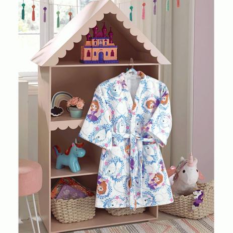 Roupão Infantil Menina Velour Döhler Princesa Sofia 05 Menor preço em Roupão Infantil Menina Velour Döhler Princesa Sofia 05