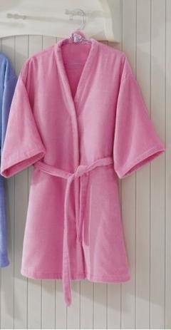 Roupao Infantil Velour Rosa Tamanho M Dohler Menor preço em Roupao Infantil Velour Rosa Tamanho M Dohler