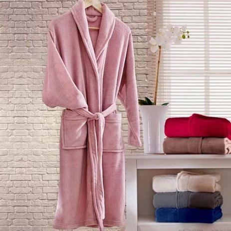 Roupão Microfibra Inverno Frio Adulto Unissex Cores P M G - Casa Blanca Menor preço em Roupão Microfibra Inverno Frio Adulto Unissex Cores P M G - Casa Blanca