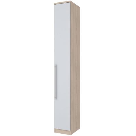 Roupeiro 01 Porta 300mm Diamante - Henn - Fendi/Branco Menor preço em Roupeiro 01 Porta 300mm Diamante - Henn - Fendi/Branco