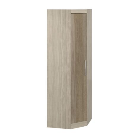 Roupeiro de Canto Modulado Smart com 4 Nichos - Crema/Amêndoa - Eucamóveis Menor preço em Roupeiro de Canto Modulado Smart com 4 Nichos - Crema/Amêndoa - Eucamóveis