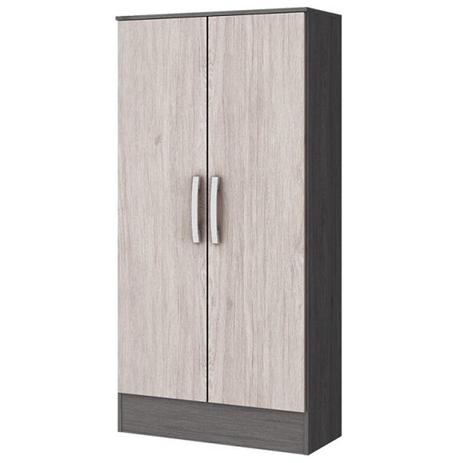 Roupeiro Multiuso 2 Portas Gris/Palha B14 - Móveis Briz é ruim? Roupeiro Multiuso 2 Portas Gris/Palha B14 - Móveis Briz é boa?