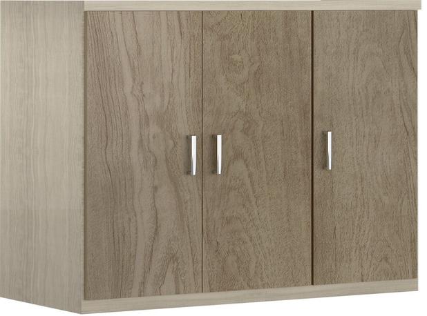 Roupeiro Smart 03 Pts - Crema/Amendoa - Eucamoveis Menor preço em Roupeiro Smart 03 Pts - Crema/Amendoa - Eucamoveis