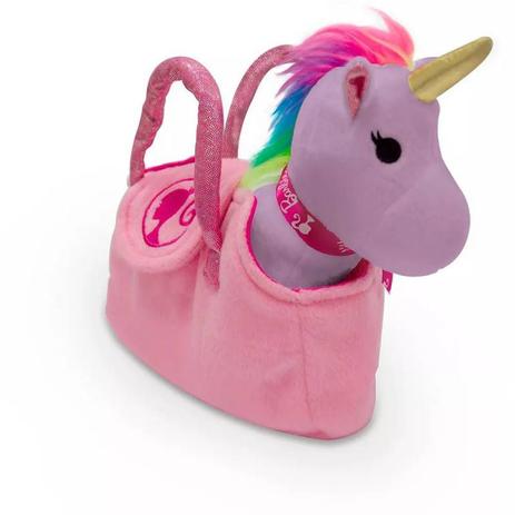 Roxo Unicórnio na Bolsinha Pelúcia Barbie Dreamtopia - Barão 8262-8 Menor preço em Roxo Unicórnio na Bolsinha Pelúcia Barbie Dreamtopia - Barão 8262-8