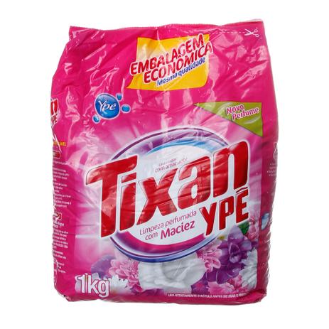 Sabão em Pó Maciez Saco com 1kg Tixan - Ypê Menor preço em Sabão em Pó Maciez Saco com 1kg Tixan - Ypê
