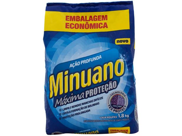 Sabão em Pó Minuano Máxima Proteção - Ação Profunda 1,8kg