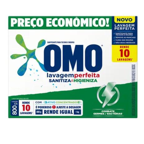 Sabão em Pó Omo Lavagem Perfeita 800g (variados) é boa?