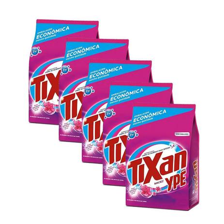 Sabão em Pó Tixan YPÊ Kit 5 Menor preço em Sabão em Pó Tixan YPÊ Kit 5