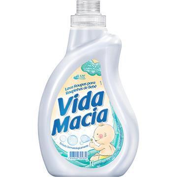 Sabão Líquido p/ Bebê 500ml - 12 unidades - Vida Macia - KM Vida Macia é boa?