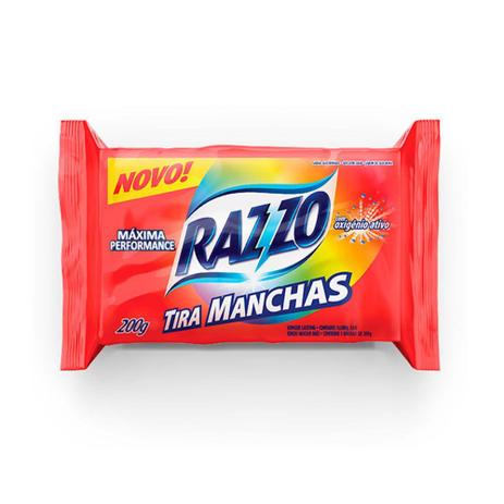 Sabão Razzo Barra Tira Manchas Alta Performance 200g Menor preço em Sabão Razzo Barra Tira Manchas Alta Performance 200g
