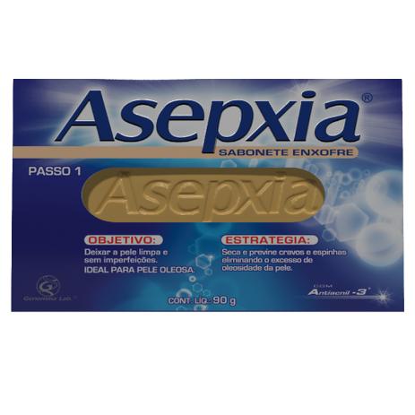 Sabonete Asepxia Enxofre 90g Menor preço em Sabonete Asepxia Enxofre 90g