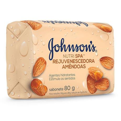 Sabonete Barra Johnsons Nutri SPA Rejuvenescedora Amêndoas 80g Menor preço em Sabonete Barra Johnsons Nutri SPA Rejuvenescedora Amêndoas 80g