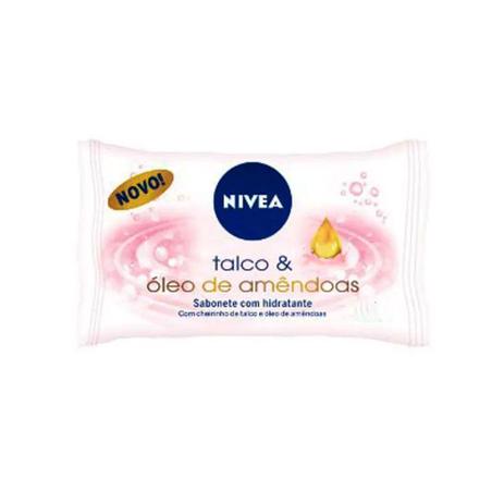 Sabonete Barra Nivea Hidratante Talco e Oleo Amendoas 85g Menor preço em Sabonete Barra Nivea Hidratante Talco e Oleo Amendoas 85g