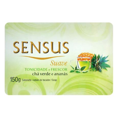 Sabonete Barra Sensus Suave 150g Cha Verde e Ananas -