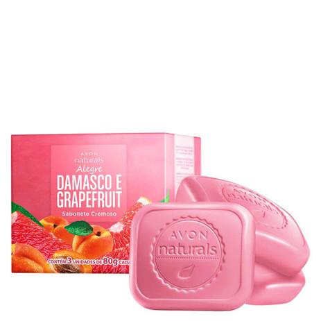 Sabonete Cremoso Naturals Alegre Damasco e Grapefruit 3x - 80 g cada Menor preço em Sabonete Cremoso Naturals Alegre Damasco e Grapefruit 3x - 80 g cada
