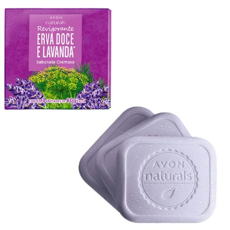 Sabonete Cremoso Naturals Erva Doce e Lavanda 3x 80 g Menor preço em Sabonete Cremoso Naturals Erva Doce e Lavanda 3x 80 g