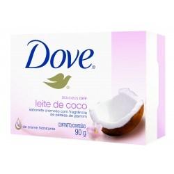 Sabonete Dove Delicious Care Leite de Côco 90g Menor preço em Sabonete Dove Delicious Care Leite de Côco 90g