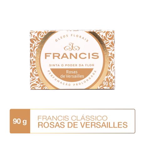 Sabonete em Barra Francis Clássico Rosas de Versailles 90g Menor preço em Sabonete em Barra Francis Clássico Rosas de Versailles 90g
