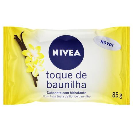 Sabonete em Barra Hidratante Toque de Baunilha Nivea Pacote 85g Menor preço em Sabonete em Barra Hidratante Toque de Baunilha Nivea Pacote 85g
