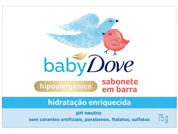 Sabonete em Barra Infantil Dove Baby - Hidratação Enriquecida 75g