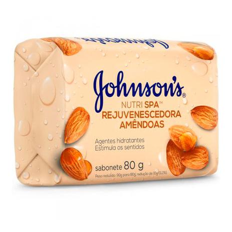 Sabonete Em Barra Johnsons Nutri Spa Amêndoas 80g - Johnsons Menor preço em Sabonete Em Barra Johnsons Nutri Spa Amêndoas 80g - Johnsons