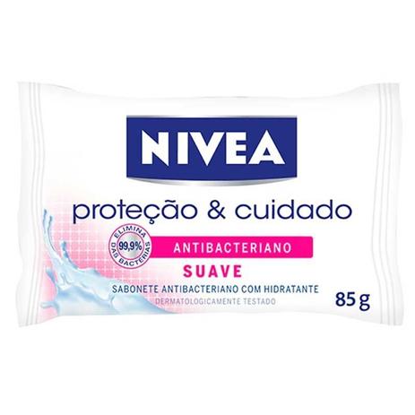 Sabonete Hidratante Nívea Antibacteriano Suave 85g Menor preço em Sabonete Hidratante Nívea Antibacteriano Suave 85g