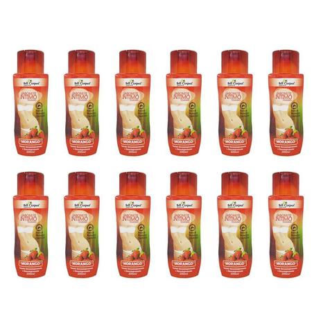 Sabonete Íntimo Feminino Morango 200ml / 12 Unidades - Bell corpus Menor preço em Sabonete Íntimo Feminino Morango 200ml / 12 Unidades - Bell corpus