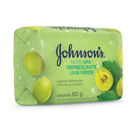 Sabonete Johnsons Nutri Spa Uva Verde 80g Menor preço em Sabonete Johnsons Nutri Spa Uva Verde 80g