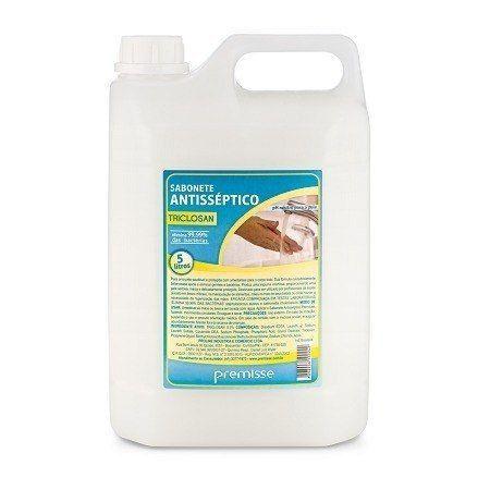 Sabonete Liquido Antisséptico Triclosan 0,5 5 Litros Premisse - Cordex Menor preço em Sabonete Liquido Antisséptico Triclosan 0,5 5 Litros Premisse - Cordex
