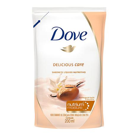 Sabonete Líquido Dove Nutritivo Karite Refil 200ml Menor preço em Sabonete Líquido Dove Nutritivo Karite Refil 200ml