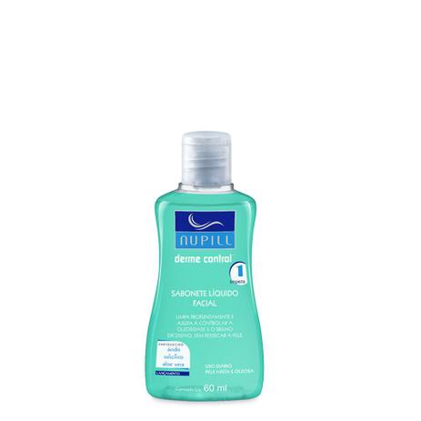 Sabonete Líquido Facial Derme Control 60ml - Nupill Menor preço em Sabonete Líquido Facial Derme Control 60ml - Nupill