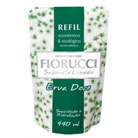 Sabonete Líquido Fiorucci Erva Doce Refil 440mL - Greenwood Menor preço em Sabonete Líquido Fiorucci Erva Doce Refil 440mL - Greenwood