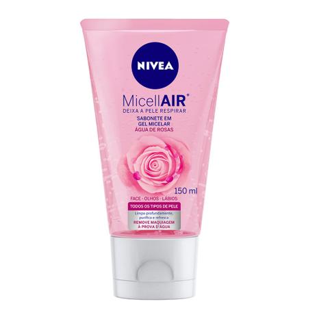 Sabonete Líquido Gel Nivea Micelar Água de Rosas 150ml Menor preço em Sabonete Líquido Gel Nivea Micelar Água de Rosas 150ml
