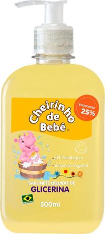 Sabonete Liquido Glicerinado Cheirinho De Bebe 500 Ml Ch Bebe Sabonete Infantil Magazine Luiza
